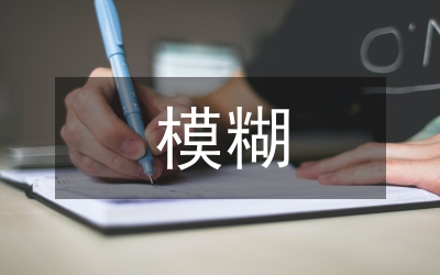 模糊定量化方法論文