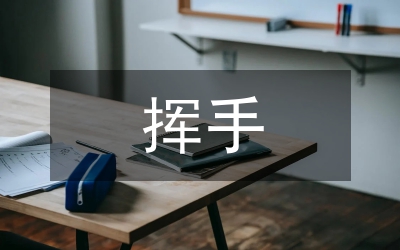 舉手致意和揮手道別禮儀